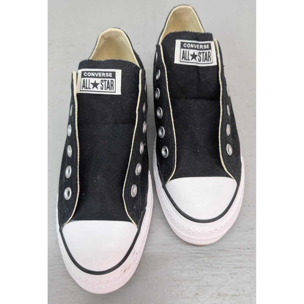 Converse Chuck Taylor All Star Platform Low Top Black Sneakers 560250F Women 7.5